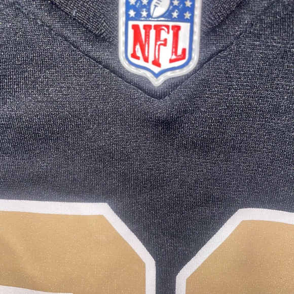 Kids Black NFL Branded Jersey - Picture 2 of 11